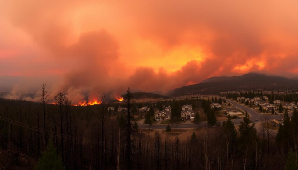 Wildfire Displacement